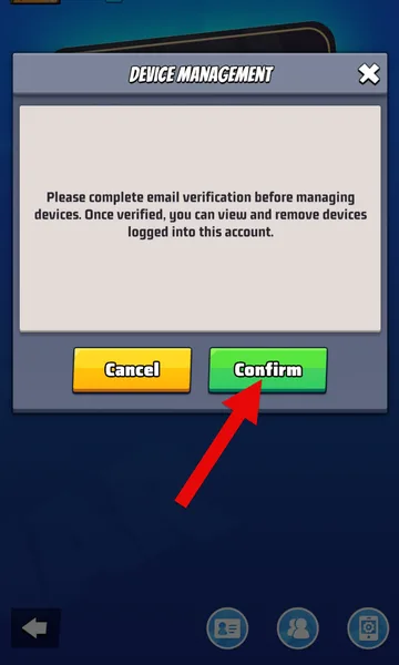 Confirm to verify your email